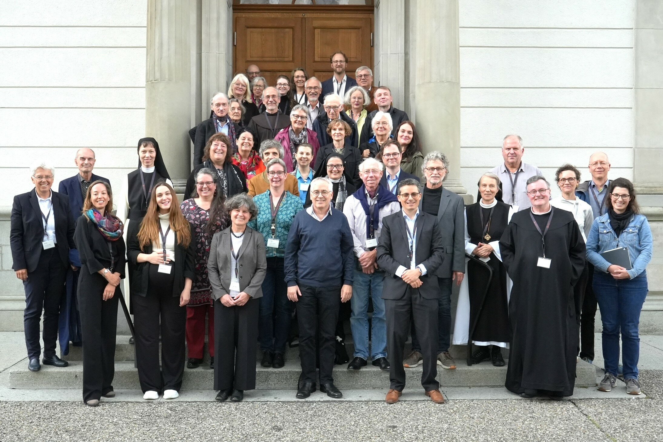 Gruppenfoto der Teilnehmer der Tage der Klosterkultur in St. Gallen Gruppenfoto der Teilnehmer der Tage der Klosterkultur in St. Gallen