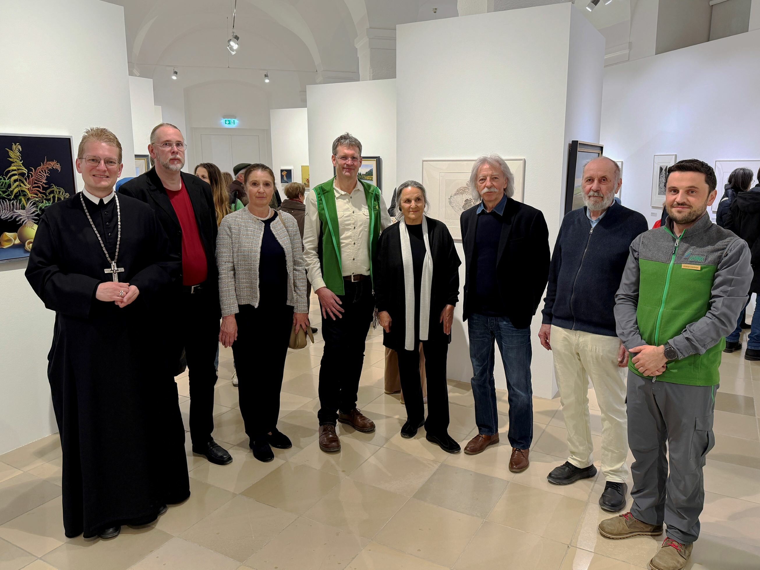 Natura in arte, Abt Ludwig und Künstler Natura in arte, Abt Ludwig und Künstler